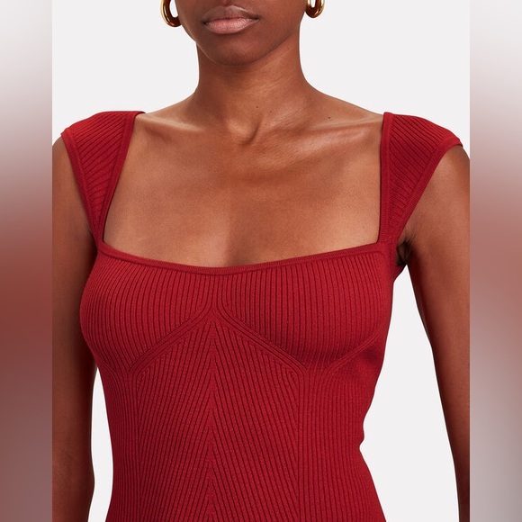 Intermix Goldie Ribbed Knit Dress - Picture 2 of 9